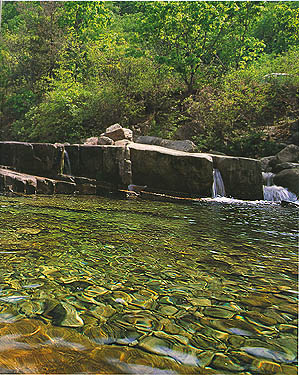 제원군 덕산면 청벽대 Cheongbyeokdae(Waterfalls) in Jewon-gun)