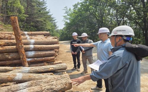 서부지방산림청 숲가꾸기 사업장 안전보건관리체계 점검 실시